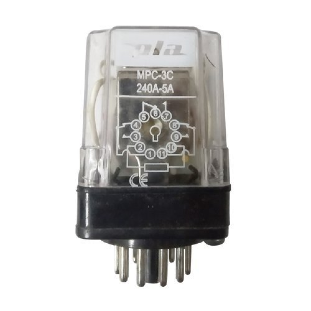 RELAY PLUG TYPE 11 PIN 24VDC